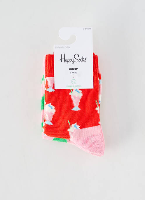 Șosete roz HAPPY SOCKS copil
