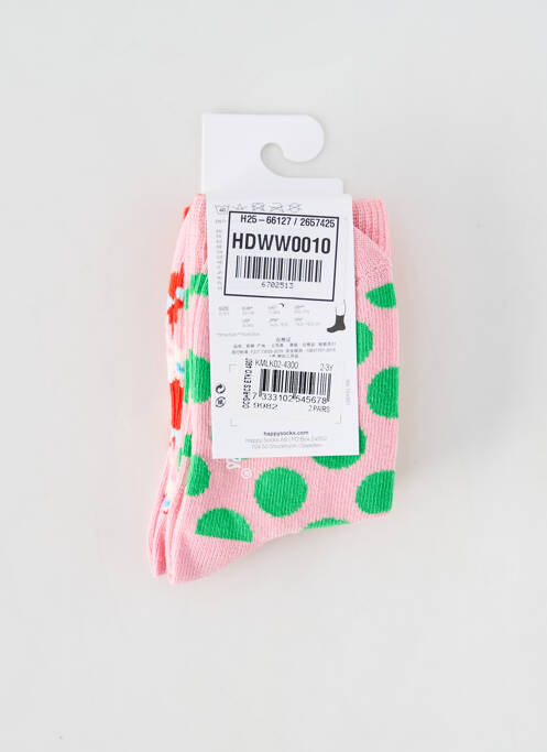 Șosete roz HAPPY SOCKS copil