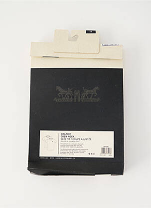 Tricou guler rotund alb LEVI'S bărbat