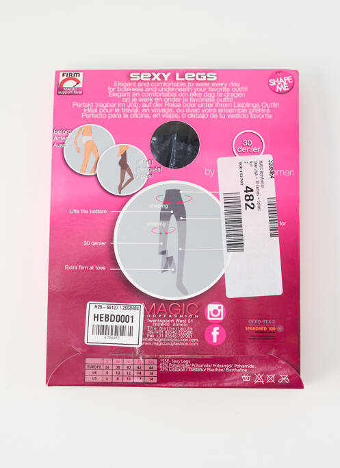 Colanți negru MAGIC BODY FASHION femeie