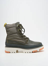 Botine/ghete vârf rotund toc plat până la 3 cm verde LEVIS femme