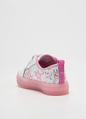 Adidași închidere cu șireturi vârf rotund argintiu CLARKS fată
