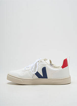 Adidași vârf rotund vârf rotund alb VEJA copil