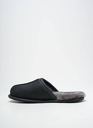 Papuci/pantofi de casă vârf rotund vârf rotund negru UGG bărbat