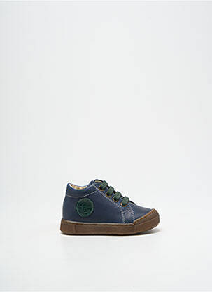 Ghete închidere cu fermoar vârf rotund albastru NATURINO băiat