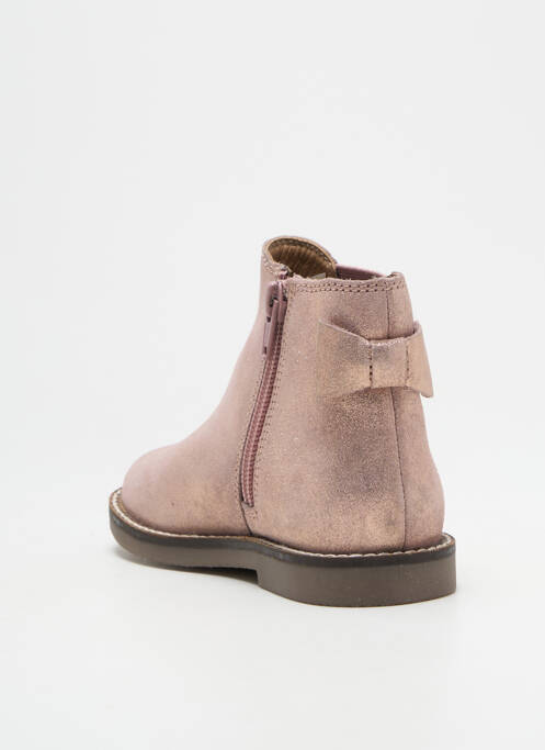 Botine/Ghete roz ROSE ET MARTIN fată