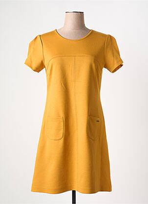 Rochie scurtă auriu PAUL BRIAL femeie