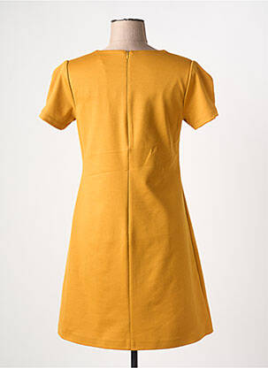 Rochie scurtă auriu PAUL BRIAL femeie