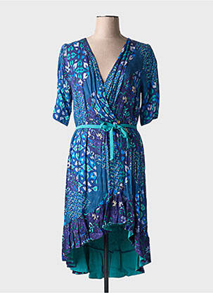 Rochie scurtă albastru PAUL BRIAL femeie