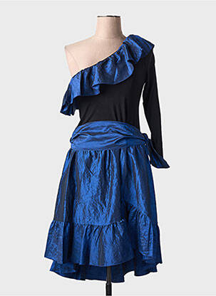 Rochie scurtă albastru PAUL BRIAL femeie