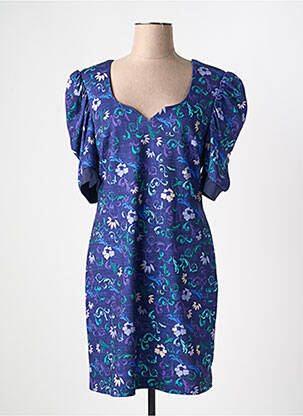 Rochie scurtă albastru PAUL BRIAL femeie