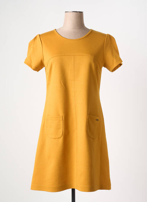 Rochie scurtă auriu PAUL BRIAL femeie