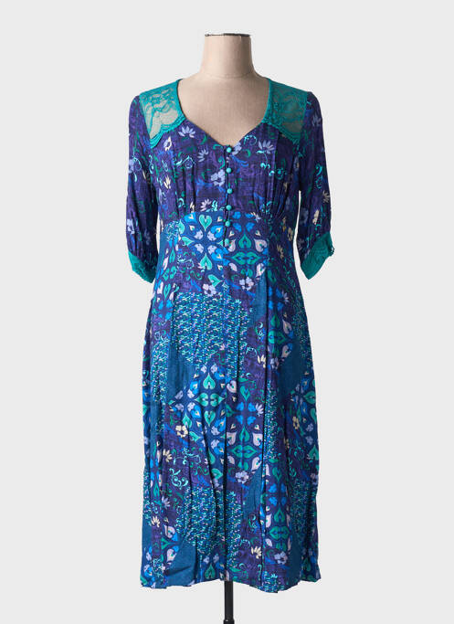 Rochie midi albastru PAUL BRIAL femeie