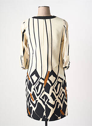 Rochie midi bej PAUL BRIAL femeie