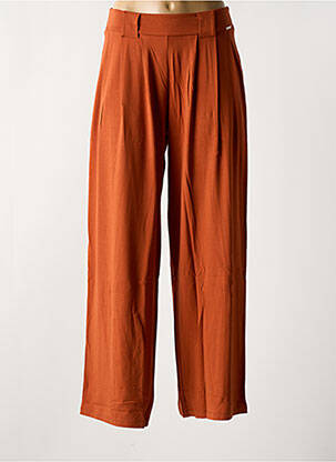 Pantalon larg portocalie MALOKA femeie