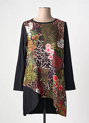 Tunică mâneci lungi negru MALOKA femeie