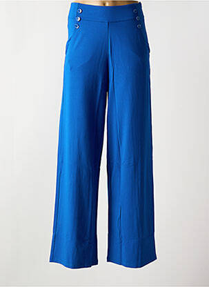 Pantalon drept albastru MALOKA femeie
