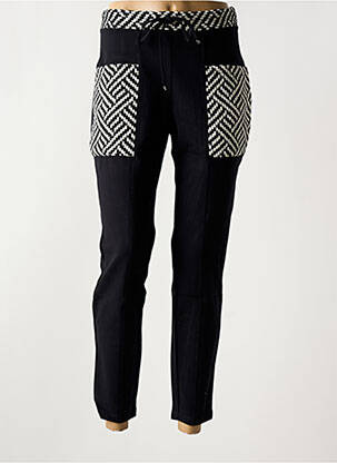 Pantalon slim negru MALOKA femeie