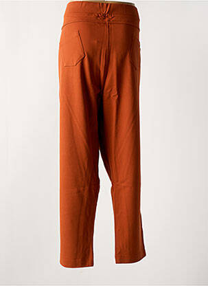 Pantalon slim portocalie MALOKA femeie