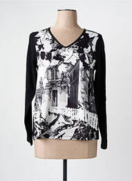 Tricou negru MALOKA femme