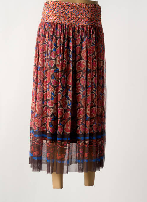 Fustă lungă roz PAUL BRIAL femeie