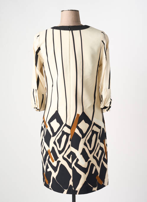 Rochie midi bej PAUL BRIAL femeie