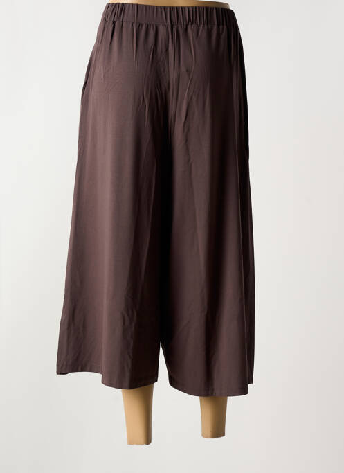 Pantalon trei sferturi maro MALOKA femeie