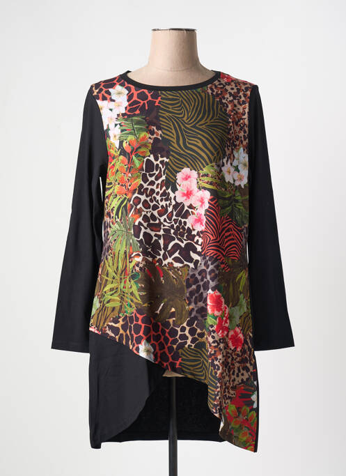 Tunică mâneci lungi negru MALOKA femeie