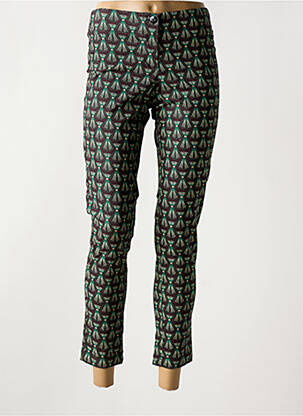 Pantalon slim verde PAUL BRIAL femeie