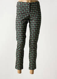 Pantalon slim verde PAUL BRIAL femeie