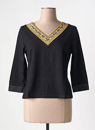 Tricou negru PAUL BRIAL femeie