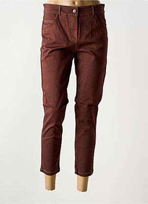 Pantalon 7/8 maro PAUL BRIAL femeie