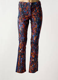 Pantalon drept albastru PAUL BRIAL femme