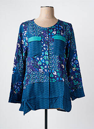 Tunică mâneci lungi albastru PAUL BRIAL femeie