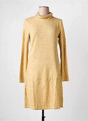 Rochie scurtă galben PAUL BRIAL femeie