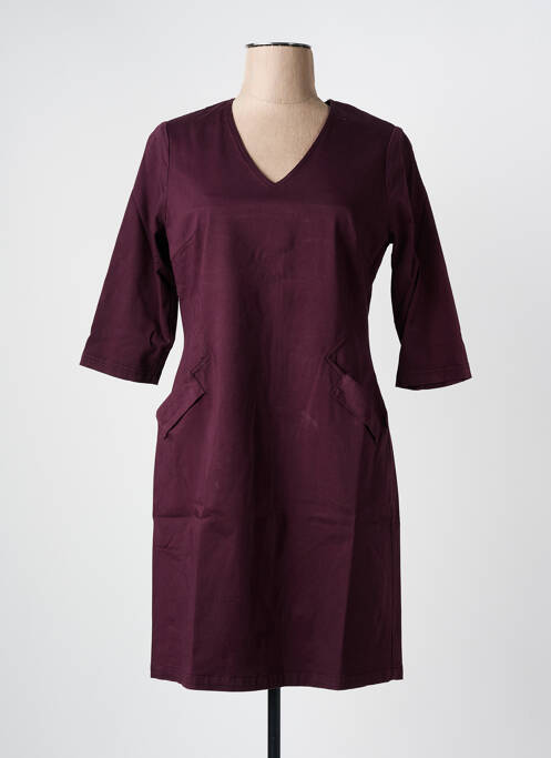 Rochie scurtă violet PAUL BRIAL femeie