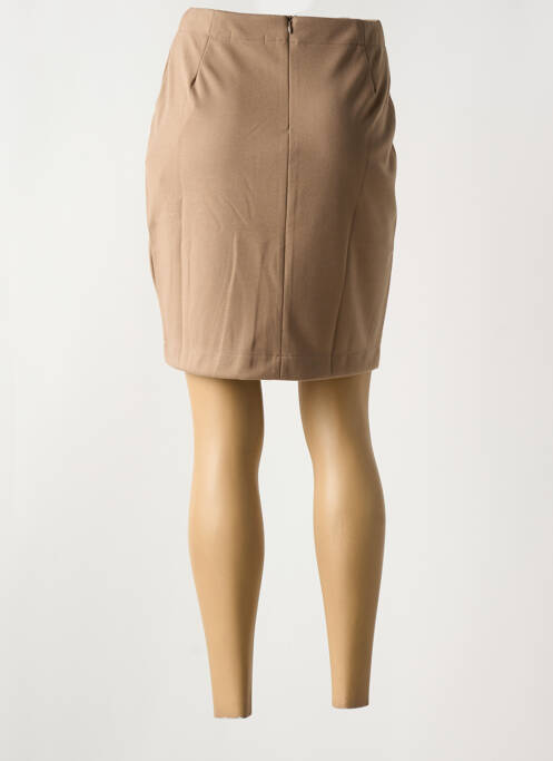 Fustă scurtă maro MALOKA femeie