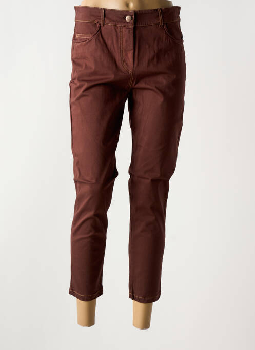 Pantalon 7/8 maro PAUL BRIAL femeie