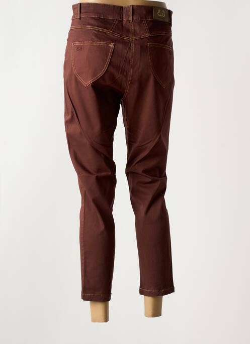 Pantalon 7/8 maro PAUL BRIAL femeie