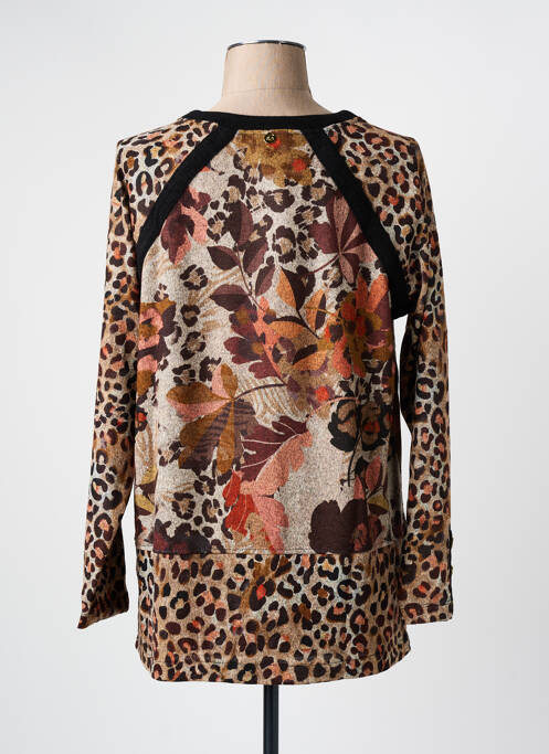 Vestă cu mâneci lungi maro PAUL BRIAL femeie