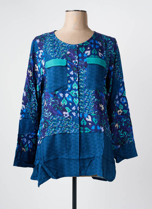 Tunică mâneci lungi albastru PAUL BRIAL femeie