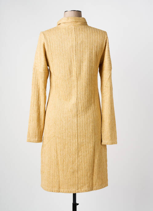 Rochie scurtă galben PAUL BRIAL femeie