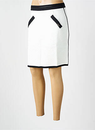 Fustă scurtă bej MALOKA femeie