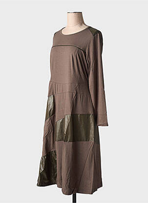 Rochie midi verde MALOKA femeie