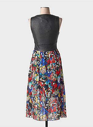 Rochie midi negru MALOKA femeie