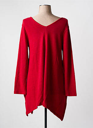 Tunică mâneci lungi roșu G!OZE femeie