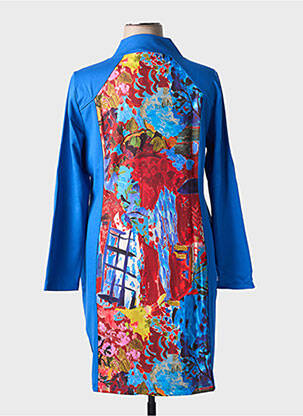 Rochie midi albastru MALOKA femeie