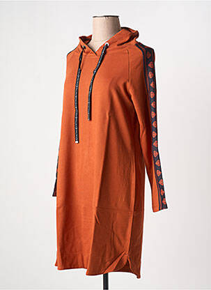 Rochie pulover portocalie MALOKA femeie