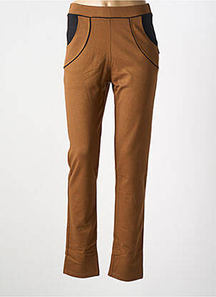 Pantalon slim maro MALOKA femeie