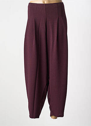 Pantalon larg violet G!OZE femeie